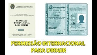 Como TIRAR a HABILITAÇÃO INTERNACIONAL  PID Como Funciona [upl. by Nuaj]