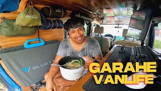 GARAGE CAMPING WATOD  Smallest Camper Van [upl. by Moureaux]