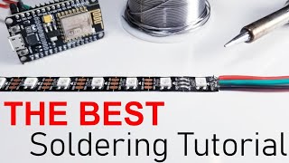 THE BEST Soldering Tutorial  LED Strips and More  Complete Walkthrough in urdu [upl. by Berne]