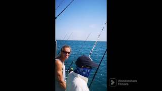 fogo island hiding from the wind liveaboard trip fishing moçambique mozambiquespearfishing [upl. by Jr]