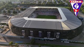 Górnik Zabrze  STADIONY w POLSCE z lotu dronem 1 [upl. by Luedtke]