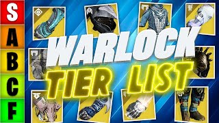 The Ultimate PvE Warlock Exotic Tier List  Destiny 2 [upl. by Necyrb779]