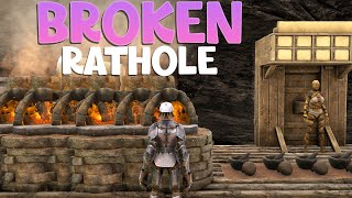 SOLO CLAIMING THE MOST BROKEN RATHOLE ON FJORDUR  ARK [upl. by Eahsat]