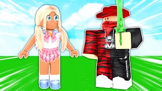 I 1v1d My GIRLFRIEND In ROBLOX Bedwars [upl. by Lockhart]