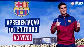 Apresentação de Philippe Coutinho no Barcelona [upl. by Aelyak]