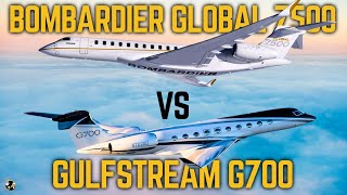 Bombardier Global 7500 VS Gulfstream G700  FULL COMPARISON [upl. by Aisile]