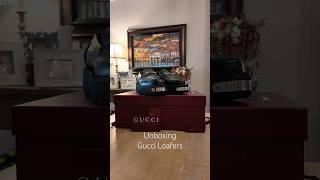 Unboxing Gucci Loafers Fall 2024 Men’s Gucci Horsebit Creeper Loafers guccishoes unboxing gucci [upl. by Aehsat]