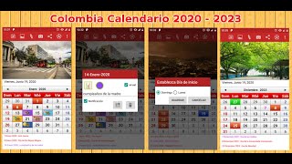 Colombia Calendario 2018 [upl. by Airlee]