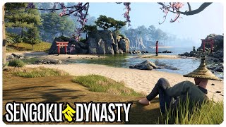 DAY THREE  Sengoku Dynasty 10 Update is FINALLY HERE  A New Feudal Japan Survival Game [upl. by Strander724]