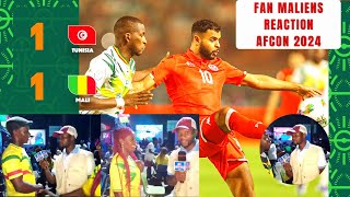 Tunisia vs Mali 11 Reaction les Fans Maliens Afcon Africa Cup of Nations Highlights 2024 Today News [upl. by Cogan]