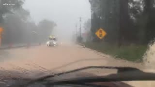 WLTX viewer weather video of Leesburg road [upl. by Samoht]