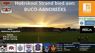 Buco Aandreeks Strand HS vs HS OVERBERG amp HHH VS HS BREDASDORP [upl. by Jennilee]