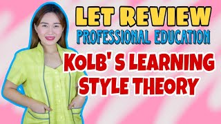 KOLBS LEARNING STYLE THEORY  LET REVIEW  PROFED [upl. by Priscilla41]