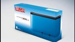 Nintendo 3ds XLblue Unboxing [upl. by Atinreb821]