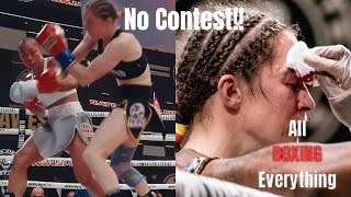 Alycia Baumgardner vs Delfine Persoon fight ruled a NO CONTEST [upl. by Georgiana]