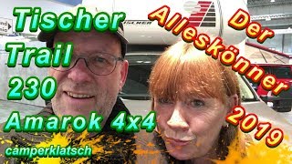 Tischer PickUp 💥 VW Amarok 4x4 Camper💥Trail Pickup Wohnkabine💥 4x4 Allrad Wohnmobil Test  Review [upl. by Moria233]