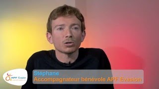 Stéphane bénévole APF Evasion  quotJe prends du recul sur ma viequot [upl. by Celisse]