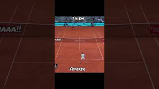 tennis Federer vs Thiem sports [upl. by Thun]