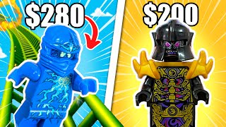 Most EXPENSIVE LEGO Ninjago Minifigures from EVERY Season Part 1 [upl. by Erlandson]