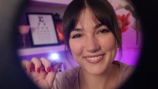 ASMR ┃ Orbital Eye Exam Flashlight Visual Tests Up Close Examination [upl. by Yelnet]