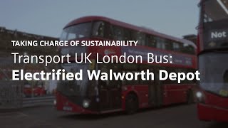 Transport UK London Bus Electrified Walworth Depot [upl. by Iborian]