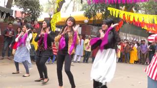 Sunsilk Jholmole Falgun  Flashmob by AIUB [upl. by Eruza]