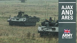 Ajax and Ares  The Future of Armoured Vehicles  British Army [upl. by Coffey136]