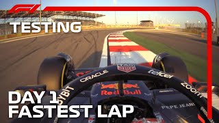 Max Verstappens Fastest Lap  Day 1  F1 PreSeason Testing 2024 [upl. by Gyatt]