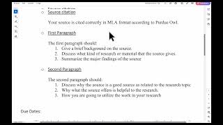 Week Eight Summary and Annotated Bibliography Writing Prompt and Rubric [upl. by Ecnerwaled]