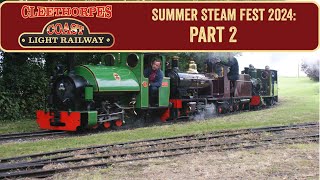 Summer Steam Fest 2024 Part 2  Cleethorpes Coast Light Railway [upl. by Norris]