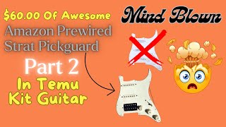 Upgrade Your Guitar Part 2 Installing a Prewired Pickguard from Amazon [upl. by Ybreh]