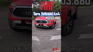 As coisas mais legais da Fiat Toro Volcano Diesel 4x4 shorts [upl. by Malamud57]