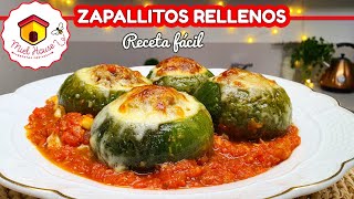 ZAPALLITOS RELLENOS en salsa RIQUISIMOS rápidos y fáciles [upl. by Benoit]