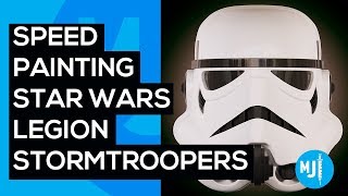 How to Speed Paint Star Wars Legion Storm Troopers [upl. by Garnet]