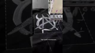 Embroidery process shorts youtubeshorts clothingmanufacturer [upl. by Dearden913]