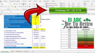 Calculadora Excel Actualizada año 2023 para hacer tu cálculo de pensión ley 73 [upl. by Sara-Ann]