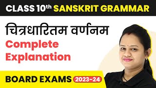 Picture Writing Complete Explanation  Class 10 Sanskrit Grammar  CBSE 202425 [upl. by Ikik]