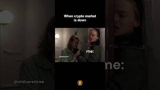 When crypto market is down  shorts crypto [upl. by Elleivad]