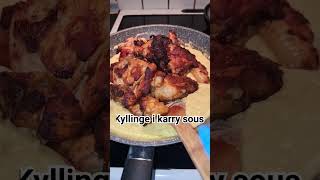 kylling I karry sous amazing denmark family asmr chicken [upl. by Lleirbag]