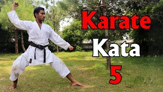 Shotokan Karate Kata Heian Godan full Tutorial step by step in Hindi  Heian Godan Shotokan [upl. by The]