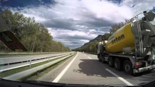 Driving from Luzern Switzerland to Vaduz Liechtenstein [upl. by Ekard]