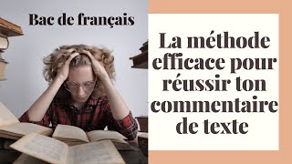 La méthode du commentaire de texte  toutes les clés pour réussir [upl. by Schmitz]