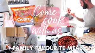 COME COOK WITH US  A FAVOURITE FAMILY MEAL  QUORN CHILLI RECIPE  AD [upl. by Yecaj662]