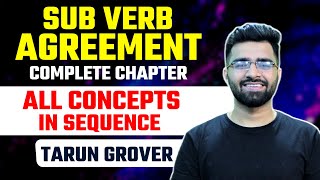 Subject Verb Agreement Complete Chapter  For CET SSC CGL CPO CHSL CDS  SBIIBPS POClerk [upl. by Ennairac]