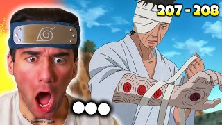 DANZOS ARM  Naruto Shippuden Reaction Ep 207 208 [upl. by Ilah]