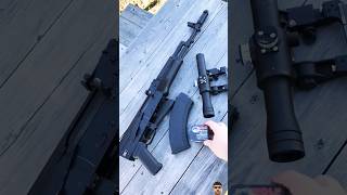 AR40 with scope airsoft ytshorts shortfeed [upl. by Atnahs]