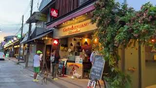 Livestream 🔴 Fisherman’Village Koh Samui  Virtual walk  Streets of Thailand [upl. by Nimajneb]