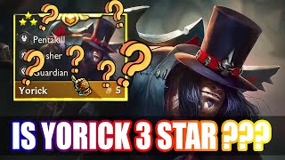 IS YORICK 3 STAR   TFT SET 10 RANKED [upl. by Machos527]