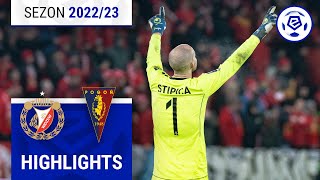 Widzew Łódź  Pogoń Szczecin 33  SKRÓT  Ekstraklasa 202223  18 Kolejka [upl. by Lowenstern]