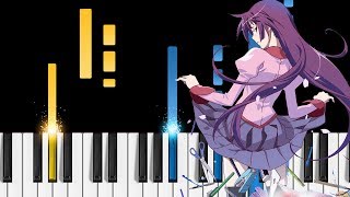 Bakemonogatari OP4 quotRenai Circulationquot  EASY Piano Tutorial [upl. by Enoj]